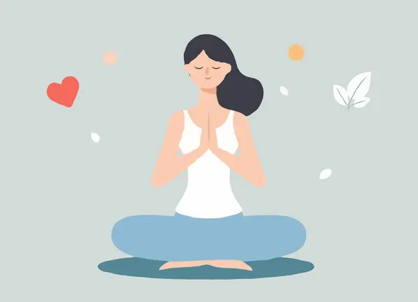 Yoga 'da Kadın Meditasyonu Poz Verme Farkındalığı ve Sağlığı