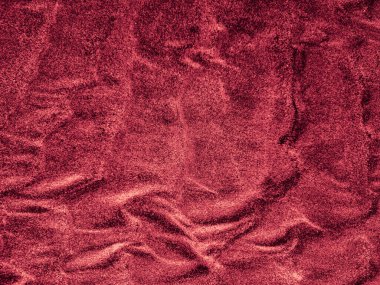 Soyut Organik Desenlerle Kırmızı Kum Dokusu