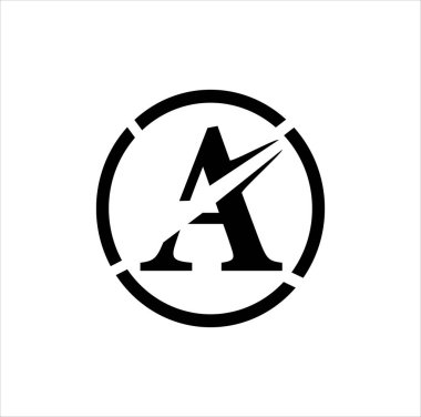 Beyaz arkaplan simgesi vektör görüntüsüne sahip bir harf logosu. Beyaz arkaplan ikon vektör görüntüsüne sahip bir harf logosu.