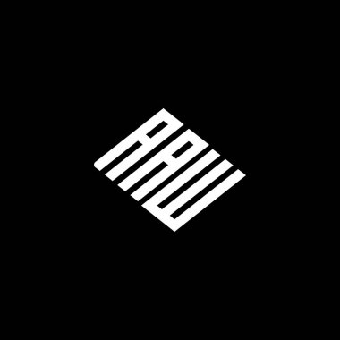 AAW logosu AAW simgesi AAW vektörü AAWWWharfli AWminimalist AAWangle AAWflat Modern düz soyut logo tasarımı