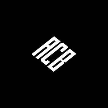ACB logosu ACB simgesi ACB vektörü ACB monogram ACBminimalist ACBangle ACBflat Modern düz soyut logo tasarımı