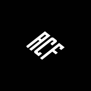ACF logo ACF simgesi ACF vektörü ACFF monogram ACFminimalist ACFtriangle ACFflat Unique modern düz soyut logo tasarımı