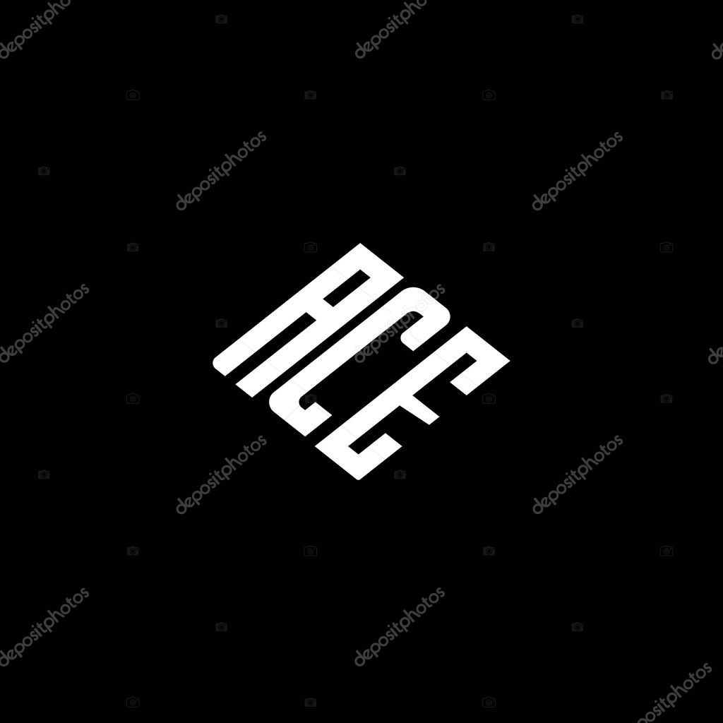 ACE logo ACE icon ACE vector ACE monogram ACEletter ACEminimalist ACEtriangle ACEflat Unique modern flat abstract logo design