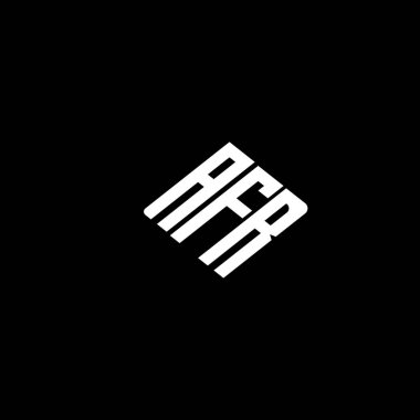 AFR logosu AFR monogramı AFR minimalist modern düz soyut logo tasarımı.