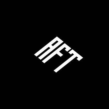 AFT logo AFT simgesi AFT minimalist modern düz logo tasarımı.