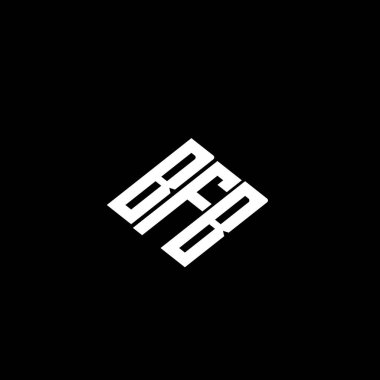Siyah arkaplanda BFB harfi logo tasarımı. 