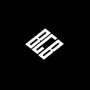 Siyah arkaplan üzerinde BGB harfi logo tasarımı. 