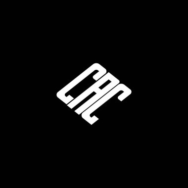 Siyah arkaplanda CAC harfi logo tasarımı. 