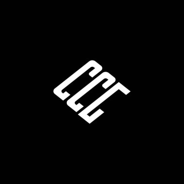 Siyah arkaplanda CCG harfi logo tasarımı. 