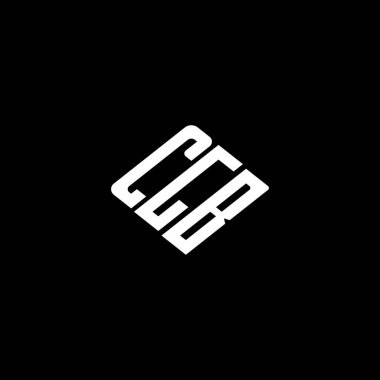 Siyah arkaplan üzerinde CGB harf logosu tasarımı. 