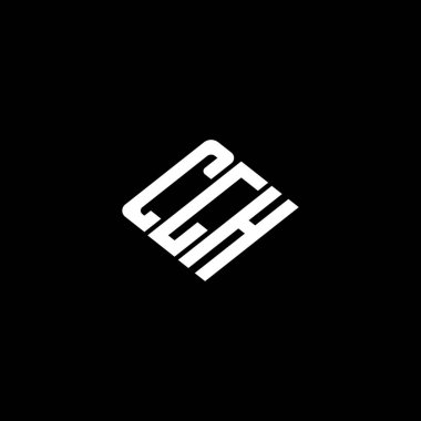 Siyah arkaplanda CGH harfi logo tasarımı. 