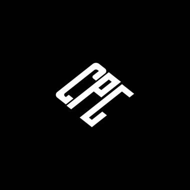 Siyah arkaplan üzerindeki CPG harf logo tasarımı. 