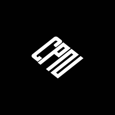 Siyah arkaplan üzerinde CPN harfi logo tasarımı. 