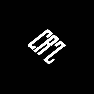 Siyah arkaplan üzerinde CRZ harfi logo tasarımı. 