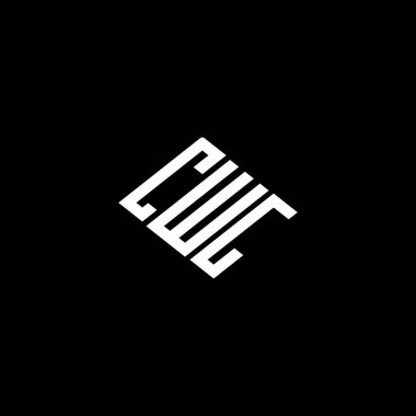 Siyah arkaplanda CWG harfi logo tasarımı. 