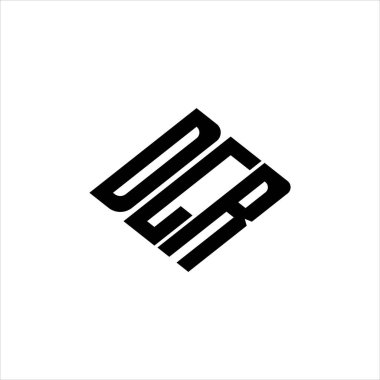  Yenilikçi veri analizi ve dijital dönüşüm markalaşması için geometrik çizgiler içeren modern soyut DGR logo tasarımı