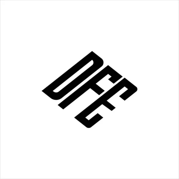  Yenilikçi veri analizi ve dijital dönüşüm markalaşması için geometrik çizgiler içeren modern soyut DFE logo tasarımı