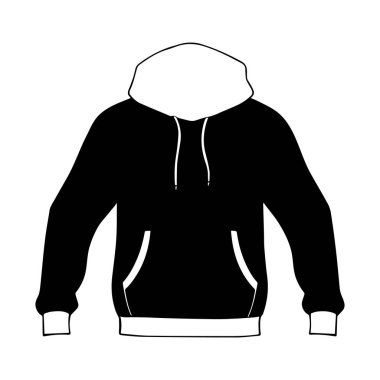 Moda ve Üniforma Tasarımları için Siyah ve Beyaz Polo Gömlek Vector Seti