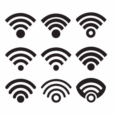 Wifi simgesi premium tasarımı.
