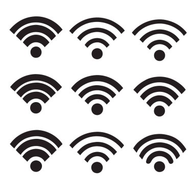Wifi simgesi premium tasarımı.