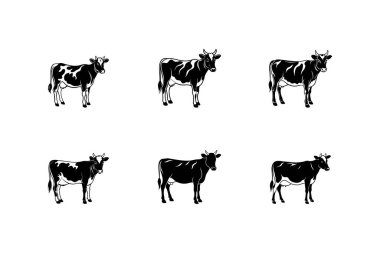 Altı Siyah ve Beyaz Sığır Çiftliği Hayvancılık Çiftliği Hayvancılık Tarım Çiftliği