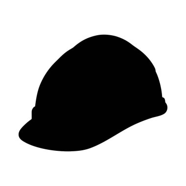 Basit, siyah siluet bir şapka, klasik bir inşaat stili sergiliyor..