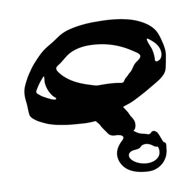 Basit, elle çizilmiş bir yüzük silueti, kendine özgü, düzensiz bir tarzı var..