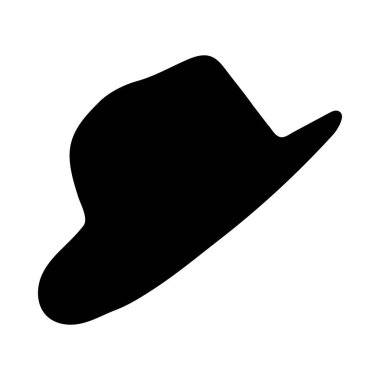 Basit, minimalist fötr şapka silueti, pürüzsüz, kıvrımlı çizgileriyle ayırt edici..