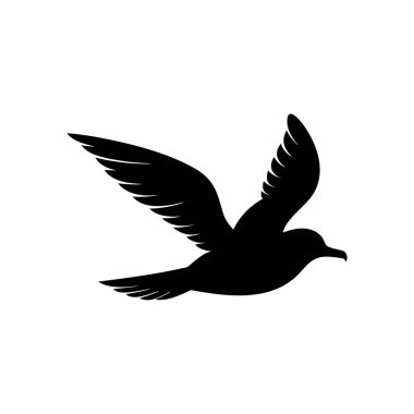 Şık bir kuş silueti, zarif ve zarif bir tasarım sergiliyor..