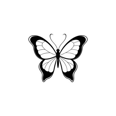 Basit ama zarif bir kelebek silueti, kendine özgü stilize kanat tasarımı içeriyor..