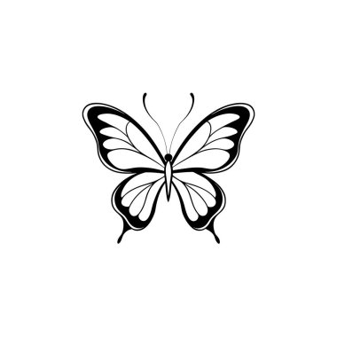 Basit ama zarif bir kelebek silueti, özgün bir sanat deco tarzı içeriyor..