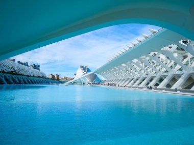 Valencia 'nın güzel sanat şehri manzarası