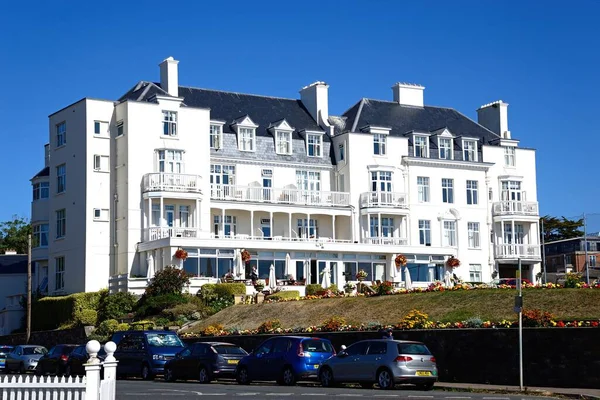 Sidmouth August 2022 Vooraanzicht Van Het Luxe Viersterren Belmont Hotel — Stockfoto