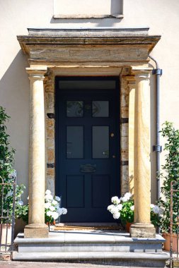 Eski bir kasabanın ön kapısı, Chard, Somerset, İngiltere, Avrupa