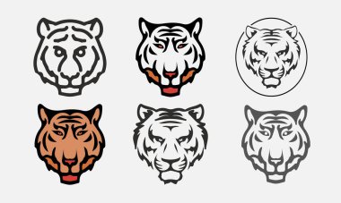 Kaplan Vektörü Çizimi Siluet Koleksiyonu.