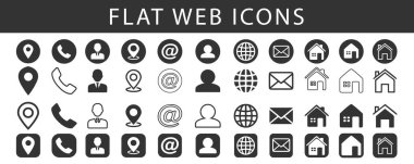 İşiniz için web simgeleri.