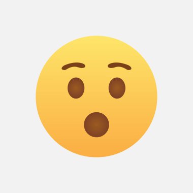 Emoji ikon vektörü. İzole edilmiş sembol çizimi. emoji