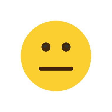 Moda Biçimli Emoji Simgesi İzole Arkaplan