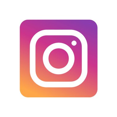 3D rengarenk Instagram logosu sosyal medya uygulama simgesi.
