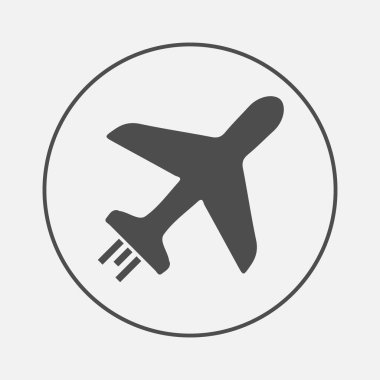 Uygulamalar ve web siteleri için düzlem havacılık simgesi