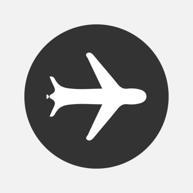 Uygulamalar ve web siteleri için düzlem havacılık simgesi