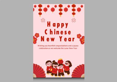 Çin 'in yeni yılı 20 0 0 vektör pankartı tasarımı