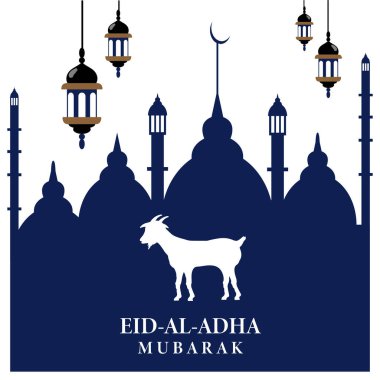 Komik RAM ile Eid al Adha mübarek tebrik kartı