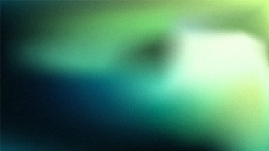 Mavi yeşil kumlu renk gradyan arka plan gürültüsü. Parlayan canlı kapak poster tasarımı.