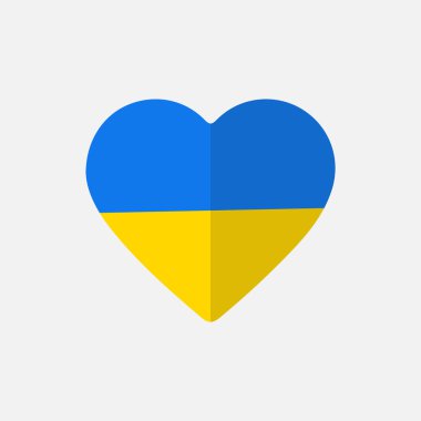 Ukrayna bayrağı illüstrasyon vektör