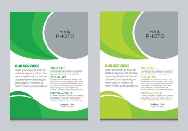 Kurumsal Flyer Vektör Tasarım İş Pilotu Tasarımı şablonu