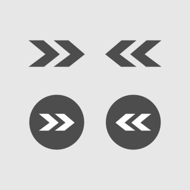 Ok sembolleri farklı şekiller, stiller ve kavramlar, simgeler veya logo oluşturma için imleçler, tek renk tek renk logot tipleri.