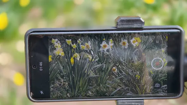 Bir mobil kameranın dikey görüntüsü.