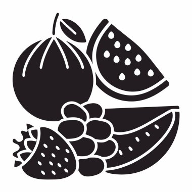 Yapraklı, üzümlü, karpuz dilimli, çilekli, şeffaf bir zemin üzerine kurulmuş tek renkli meyve aroması sergiliyor..