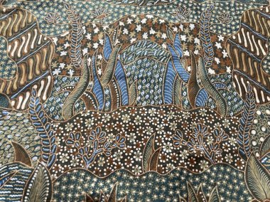 Kumaş batiğin renkli dokusu